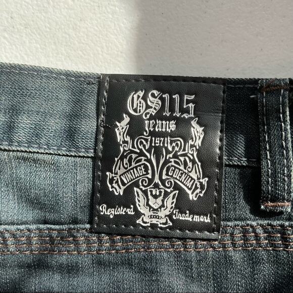 GS115 Men’s Dark Wash Straight Jeans Size 30 - Picture 9 of 10